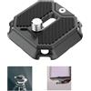 EACHSHOT Piastra a sgancio rapido anti-deflessione FALCAM F38 per fotocamera, compatibile con la base specifica Arca-swiss, può essere fissata alle tracolle