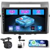Inefala Android 15 Qualcomm 8 Core 4+64G Autoradio per Toyota Corolla Verso AR10 2004-2009 con Wireless CarPlay Android Auto, 9 Pollici Schermo per Auto con Mirror Link GPS WIFI FM/RDS SWC AHD