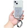 Keyihan Cover per iPhone 13 Trasparente con Pratico Cordino Collana, Custodia con Slot per Schede Porta Carte, Ultra Sottile Slim in Morbido TPU, Antiurto Flessibile Full Body Protettiva Case