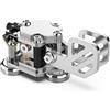 Putikeeg Tasto morse CW,chiave telegrafica,trasmettitore codice morse,chiave in codice morse,ricetrasmittente per radioamatori,Pulsante Morse,keyers CW (Silver)