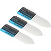PATIKIL 3pz Piatto Curvo Spudger 0.1mm Ultra Sottile per Cellulare | Acciaio inossidabile Acciaio Metallo, Leva Apertura Strumento, Telefono Riparazione