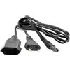 HangTon Cavo di alimentazione Y cavo spina europea CEE7/16 su IEC320 C7 + presa Euro CEE7/1 per laptop PS4 LED lampada TV altoparlante monitor stampante