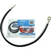 eXODA Cavo Batteria 35mm² 50cm Nero flessibile 470A 12V | Cavo batteria, 35 mm², 50 cm, flessibile, occhielli M10, fino a 470A, 12V, resistente al calore fino a 70°C, progettato per d