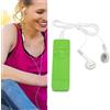 Cuifati Lettore MP3 Portatile con Auricolare, Lettore MP3 da 64 GB, Lettore Musicale HD Sound, 2023 Nuovo Lettore MP3 U Disco 2 in 1, per PC Portatile (Verde)