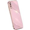 RankOne La Custodia del Telefono è Adatta per Samsung Galaxy A30s / A50 / A50S (6.4 Inches), Case per Cellulare in Silicone con Telaio Galvanico - Viola