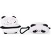 XMBYGY Custodia per auricolari AirPods Pro di 2a/1a generazione (2023/2022/2019), custodia protettiva antiurto in silicone con portachiavi per AirPods Pro/Pro 2 (PPpanda)