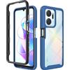 Kukoufey Cover per Honor X7a 4G Custodia,Anti-caduta e antiurto Custodia per Honor X7a 4G RKY-LX1 RKY-LX2 / Play 7T 5G RKY-AN10 Custodia Blue