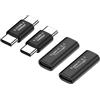 JZK 4x Adattatore USB C 3.1 femmina-femmina, adattatore USBC maschio-maschio per MacBook, connettore OTG 10 Gbps tipo C per iPad, laptop, per Samsung Galaxy tipo C dispositivi