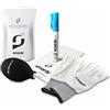 smardy 4in1 Set di Pulizia per Fotocamere DSLR, SprayPen ROGGE 10ml | Con Sensor Cleaner, pompetta, paio di guanti antistatici e panno in microfibra per obiettivi e lenti