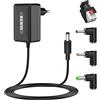 Newding Alimentatore 12V 3A DC Charger 36W Adattatore Universale per Altoparlante LED LCD CCTV Monitor Camera WLAN Router Laptop Alimentatore Cavo di Ricarica con LED Strip Plug