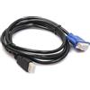 HOMSFOU a cavo VGA convertitore adattatore cavo monitor adattatore da uno a per maschio a maschio a 15 io a USB a vga coperto oro io a VGA