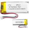 Aousavo SRL3 - Batteria di ricambio compatibile con Sena SRL3 SRL2, sistema di comunicazione Bluetooth SP144