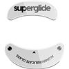 Pulsar Gaming Gears Superglide - Piedini per mouse più veloci e lisci realizzati con vetro ultra resistente e impeccabile, suola super veloce liscia e durevole per Superglide per Vaxee Zygen NP-01 / Outset AX [Bianco]