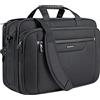 VANKEAN Borsa per Laptop Valigetta per Laptop Fino a 18 Pollici Borsa per Computer da Gioco XXL Idrorepellente Borsa a Tracolla per Uomini e Donne Capacità espandibile per Viaggi/Affari/Scuola Nero