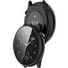 KUTEWEU Case Compatibile con Amazfit GTR Mini Custodia, PC Custodia Rigida con Vetro Temperato, Protezione completa 9H Anti-Graffio Cover Compatibile con Amazfit GTR Mini Smartwatch (2 Pezzi Nero)
