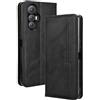 RonRun Cover Cubot Max 5, Custodia a Libro con Supporto Stand e Slot Porta Carte Case a Portafoglio Magnetica in Pelle PU Adatto per Cubot Max 5, nero