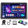 Hikity 5G WiFi 4+64G Android Autoradio per Renault Master 2019-2022, 10.1 Pollici IPS Touch Screen Stereo Auto con Wireless Carplay Android Auto Bluetooth5.0 FM/RDS GPS SWC AHD Retrocamera