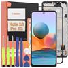 TGHongKy Schermo per Xiaomi Redmi Note 10 PRO 4G Display Digitalizzatore Touch Screen LCD per Redmi Note 10 PRO 4G Schermo LCD Display + Kit di Riparazione(Nero con Cornice)