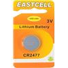 Eastcell Batteria a bottone CR2477 al litio, da 3 V e 1050 mAh , confezione da 1 batteria di ricambio