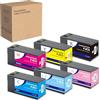 Hallosun PP100 PP50 PJIC1 PJIC2 PJIC3 PJIC4 PJIC5 PJIC6 Cartuccia d'inchiostro compatibile con Epson PP-100N11 PP-50BD PP-50II PP-100II PP100III (6 pezzi)