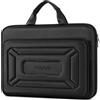MOSISO 15,6 pollici Custodia Rigida Laptop,15-16 pollici Borsa PC Impermeabile Antiurto Compatibile con Macbook HP Dell Lenovo Asus,Borsa Carry con Giunzioni Geometric con Maniglia &Tasca Raised, Nero