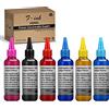 dutis Inchiostro Sublimazione 6 bottiglie compatibile per Epson 6 colori T50 P50 1400 1500 W R300 RX600 stampanti, Inchiostro per il trasferimento di stampa a caldo