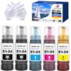 Nextpage Inchiostro E104 compatibile con EcoTank ET-2710 ET-2711 ET-2712 ET-2714 ET-2720 ET-2726 ET-2700 ET-4700 Multipack Tinet (2 x nero, 1 x C/M/G) non originale