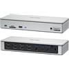 WAVLINK DisplayLink Docking Station, Quad 5K/4K@60Hz, 100W PD, 4HDMI + 4DP | 19‑in‑1 Stazione di docking:Quad 5K(5120×1440)/4K@60Hz,4HDMI+4DP,USB 10Gbps,LAN 2,5G,100W PD,MacBook Neo,M1‑M3 & Windows