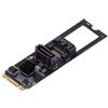 Cablecc PCI Express NGFF Key B+M a SATA 3.0 6Gbps Dual Ports Verticale Orizzontale Adattatore Convertitore Hard Drive Scheda di Estensione JMB582 2280