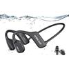 MTOXW Cuffie Conduzione Ossea Bluetooth 5.3, Cuffie Senza Fili con Memoria MP3 16G Integrata, Cuffie Subacquee per Piscina Impermeabili IP68, Auricolari Senza Fili per Nuoto, Sport, Corsa, Ciclismo