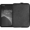 kwmobile Custodia Tablet Compatibile con 9,7-11 Tablet Cover - Custodia eReader Universale con Cerniera - eBook Reader Case in Tessuto - 25,6 x 18,1 cm