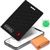 FUYAOSC Air Tracker Card Wallet Tracker Thin 1.8MM, Smart Tracker Tag Compatibile con Apple Dov'è (solo iOS), Impermeabile IP68 Bluetooth Wallet Tracker Carta per Bagagli/Portafogli/Passaporti