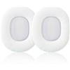 HAOMUK Cuscinetti auricolari di ricambio per cuffie monitor Audio Technica ATH M50X M50XBT M50RD M40X M30X M20X MSR7 SX1, cuscinetti auricolari auricolari, copriauricolari per auricolari, colore bianco