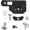 NICEYRIG Kit piastra di montaggio offset per BMPCC 4K & 6K e Ronin S Crane 2