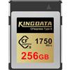 KINGDATA Scheda CFexpress Tipo B 256GB, fino a 1750MB/s in lettura, per video RAW 8K 4K, Adotta PCIe 3.0 NVMe, Scheda di memoria CF compatibile con Fotocamera