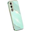 RankOne La Custodia del Telefono è Adatta per OPPO A5 5G / OPPO A5M (6.67 Inches), Case per Cellulare in Silicone con Telaio Galvanico - Verde