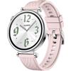 GIOPUEY Cinturini Compatibile con Huawei Watch GT4 41mm, Morbido Silicone Cinturino [Resistente all'Usura] [Traspirante] - Pink