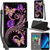 PHINIENLAND Cover per Samsung Galaxy A5 2017 PU Pelle Custodia Flip Motivi