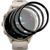 GIOPUEY 3 Pezzi Pellicola Protettiva per Garmin Forerunner 970, [Piena Copertura] Materiale omposito Protezione Pellicola [Anti-graffio] - Trasparente