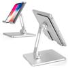 Zienstar Supporto Pieghevole per Tablet in Alluminio,Staffa Regolabile in Doppia Altezza e Angolazione per Tablet/iPad/Cellulare da 4-15.6 (Argento)