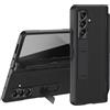 Colala Custodia per Samsung Galaxy Z Fold 7 con Cavalletto, Protezione Cerniera & Schermo, Sottile Cover in Pelle PU, Supporto Regolabile, Anti-Caduta 360° con supporto for S Pen ,Nero