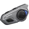 CHUANYUE X2 Casco Moto Bluetooth Headset, sistema di comunicazione del casco per 2 fino a 4 persone con una portata di 1200 m, interfono per casco da moto con, Confezione Singola