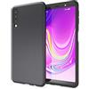 NALIA Custodia Silicone Neon per Samsung Galaxy A7 (2018) - Soft-Touch & Segnale Neon - NEONSHOCK (Cover Protettiva) - Marchio Tedesco, Colore:Nero