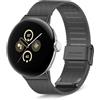 KeeFos 22mm Metallo Cinturini Compatibile con Xiaomi Watch 5/S4/S3/S1 Pro/2/2 Pro/Redmi Watch 5 Active/5 Lite, Bracciale in Metallo Acciaio Inossidabile, Cinturino da Uomo e Donna - Nero