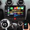 DYNAVIN Android Autoradio Navigatore per Audi A3 S3, 9 pollici Radio con Wireless CarPlay e Android Auto | Head-up Display | Dab+ Radio: D9-A3 Premium Flex