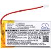 TECHTEK Batteria 240mAh compatibile con [Plantronics] 64327-01, 64399-01, 65358-01, 71036-11, 90225-01, AWH-55, AWH-65, C351N, C65, CA12CD, CA12CD PTT, CA12CD-S, CA12CD-SUSB, CS351, CS351N, CS351 FBA