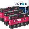 LCL Cartucce d'inchiostro Compatibile 711XL 711 XL CZ131A (3 Magenta) Sostituzione per HP Designjet T120 24 T120 610 T520 24 T520 36 T520 610 T520 914 T125 24 T530 T130 T525
