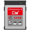 xiwai CFExpress Type B 64GB CFE CFB Adattatore scheda di memoria compatibile con XS Camera 8K Rohpce