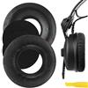 Geekria Cuscinetti auricolari di ricambio per Sennheiser HD25-1, HD25-II, HD25SP, HD25SP-II, cuscinetti per le orecchie, parti di riparazione (Nero)
