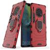 MaiJin Compatibile con Mate 30 PRO (5G) Cover, Custodia Armor Anello Cavalletto (Funziona con Il Supporto Magnetico per Auto) Case Paraurti per Huawei Mate 30 PRO, Mate 30 PRO 5G (Rosso)